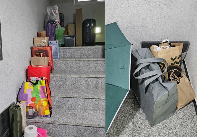 "아파트 계단이 네 집 창고냐"…개인 짐 잔뜩, 과태료 경고하자 '위장'