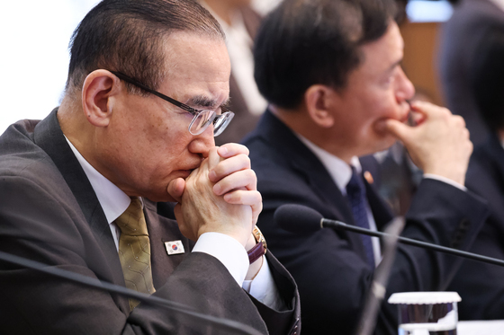 발언 듣는 위성락 안보실장