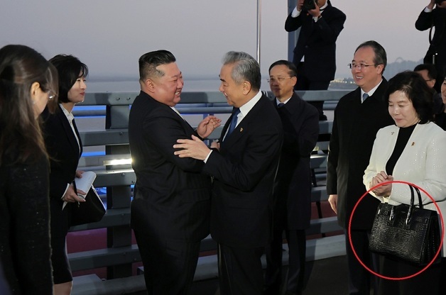 보란 듯 '신압록강대교' 건넌 최선희의 '입생로랑'…'대북제재 무용론' 상징