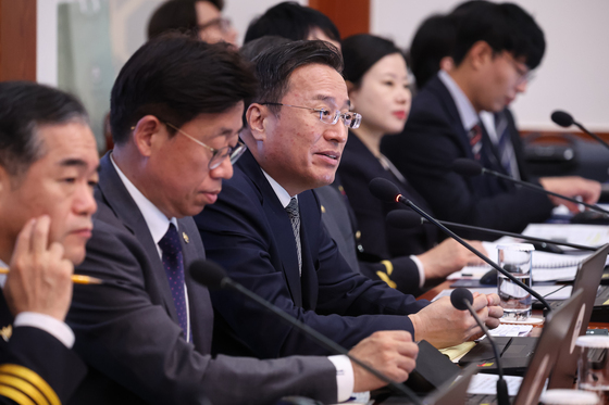 발언하는 이정현 직무대행