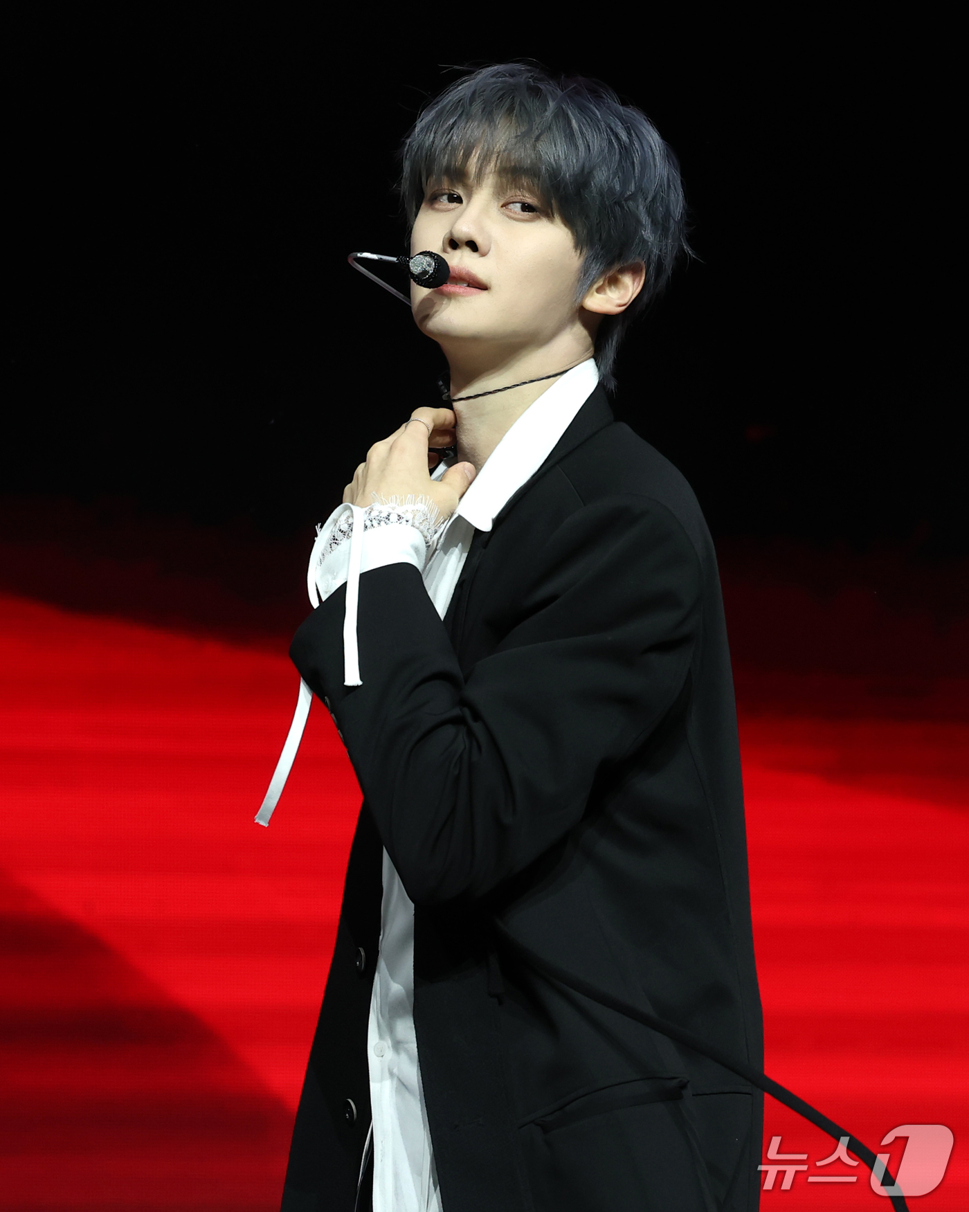 (서울=뉴스1) 권현진 기자 = 그룹 앤더블(AND2BLE) 김규빈이 27일 서울 용산구 블루스퀘어에서 가진 미니 2집 '시퀀스 투: 어트랙션'(Sequence 02: Attrac …