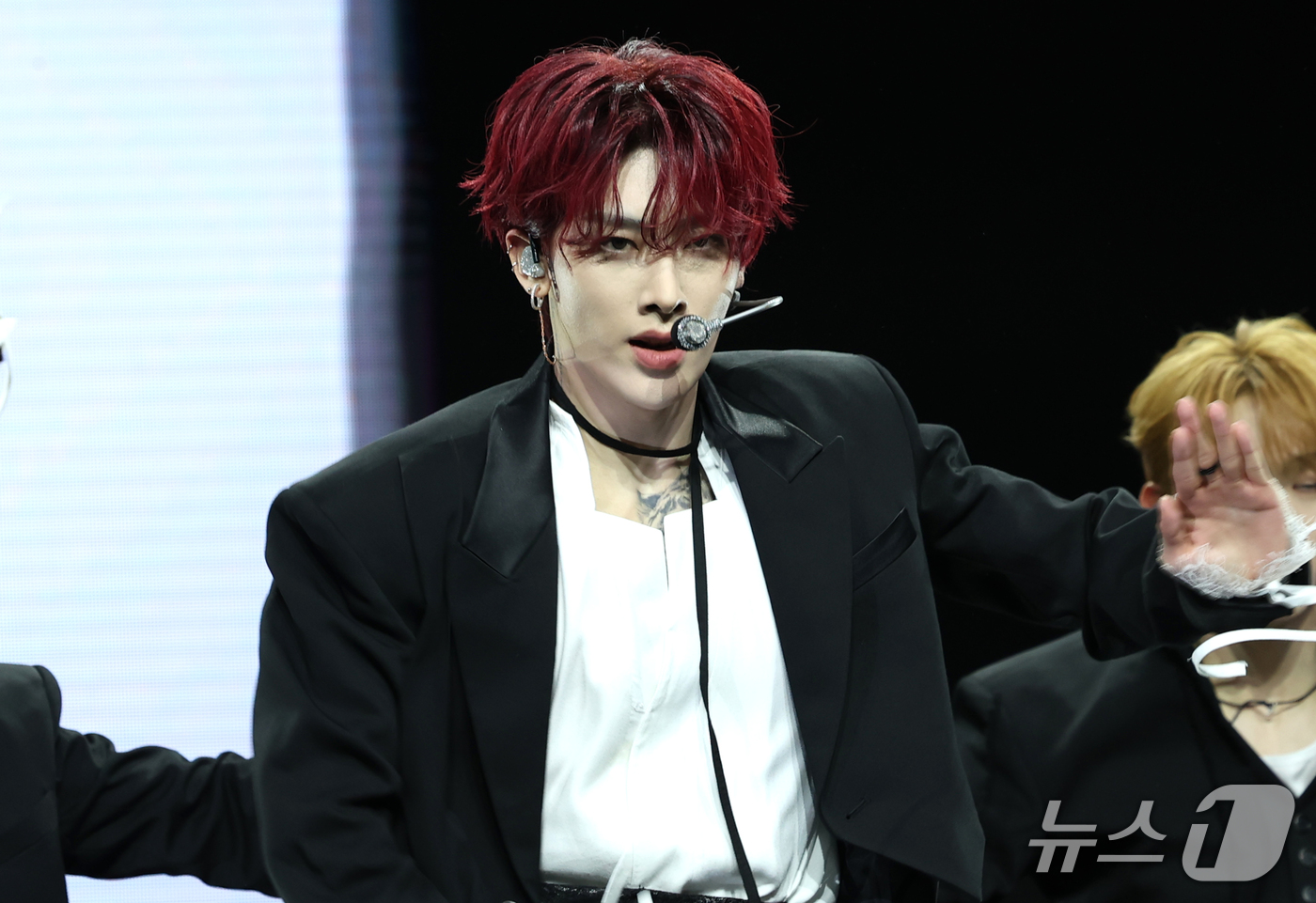 (서울=뉴스1) 권현진 기자 = 그룹 앤더블(AND2BLE) 리키가 27일 서울 용산구 블루스퀘어에서 가진 미니 2집 '시퀀스 투: 어트랙션'(Sequence 02: Attract …