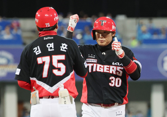 하주석, 1루타
