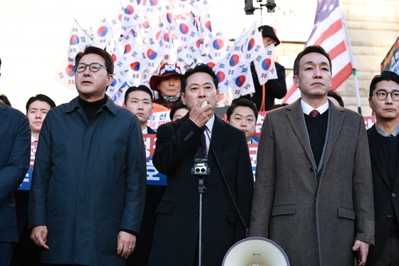 선관위 특검 현장 검증 발언하는 장동혁 대표