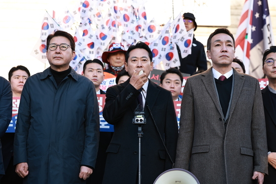 선관위 특검 현장 검증 발언하는 장동혁 대표