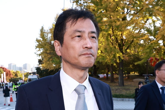 올림픽공원 도착한 이태한 특별검사