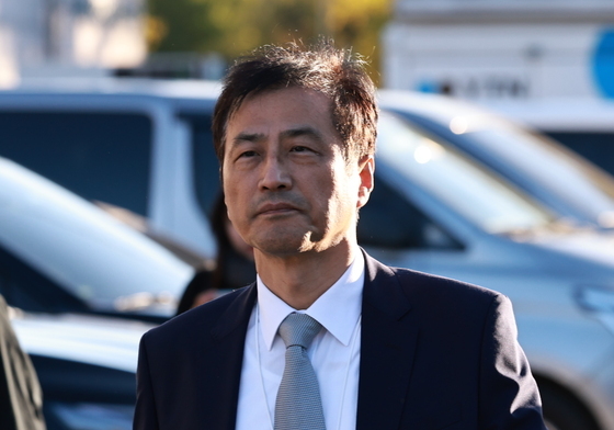 올림픽공원 도착한 이태한 선관위 특별검사