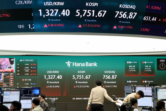 '삼전닉스 불기둥'…코스피, 10거래일 만에 장중 6000선 터치
