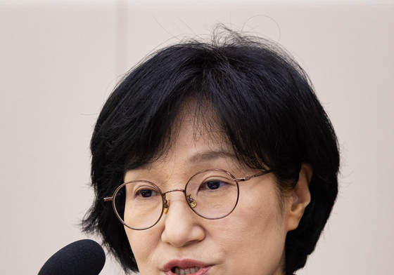 [국감] 국정감사 업무보고하는 원민경 장관