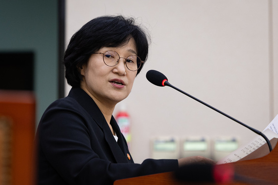[국감] 원민경 성평등가족부 장관, 국정감사 업무보고