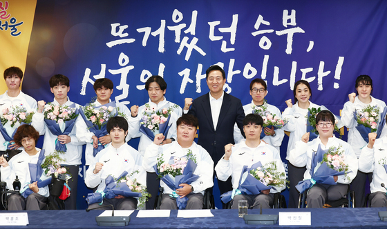 오세훈 서울시장, 2026 아시안패러게임 선수단 오찬