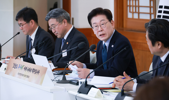 국민생명안전위원회 전체회의 발언하는 이재명 대통령