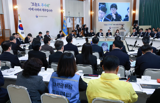 발언하는 박미숙 쿠팡산재 피해 유가족 모임 회원