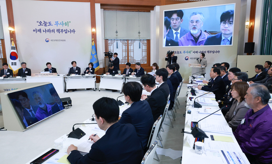 발언하는 이정민 10·29 이태원참사 유가족협의회 운영위원장