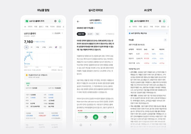 네이버, 삼전닉스 등 85개사 실적 컨콜 실시간 중계