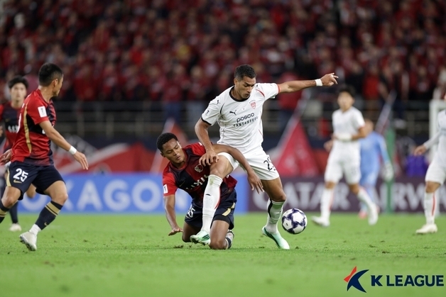 포항, 日 가시마 원정서 0-3 완패…ACLE 3연패 부진