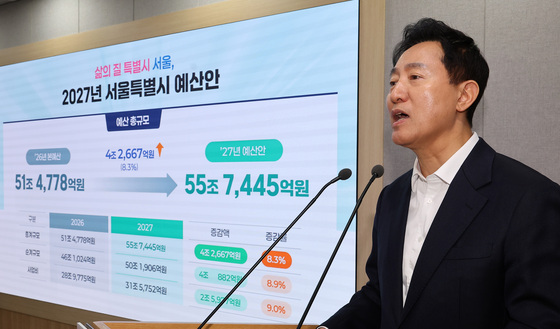 오세훈 서울시장, 2027년 서울시 예산안 발표