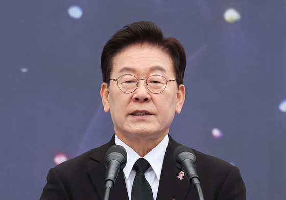 이태원참사 4주기 기억식 추모사하는 이재명 대통령