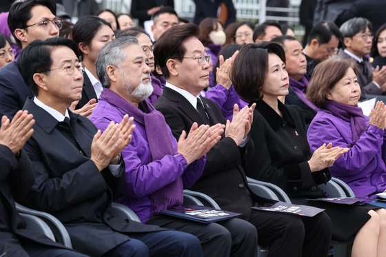 이태원참사 기억식 참석한 이재명 대통령·김혜경 여사