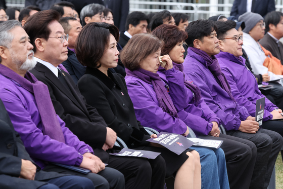 이태원참사 기억식 참석한 이재명 대통령·김혜경 여사
