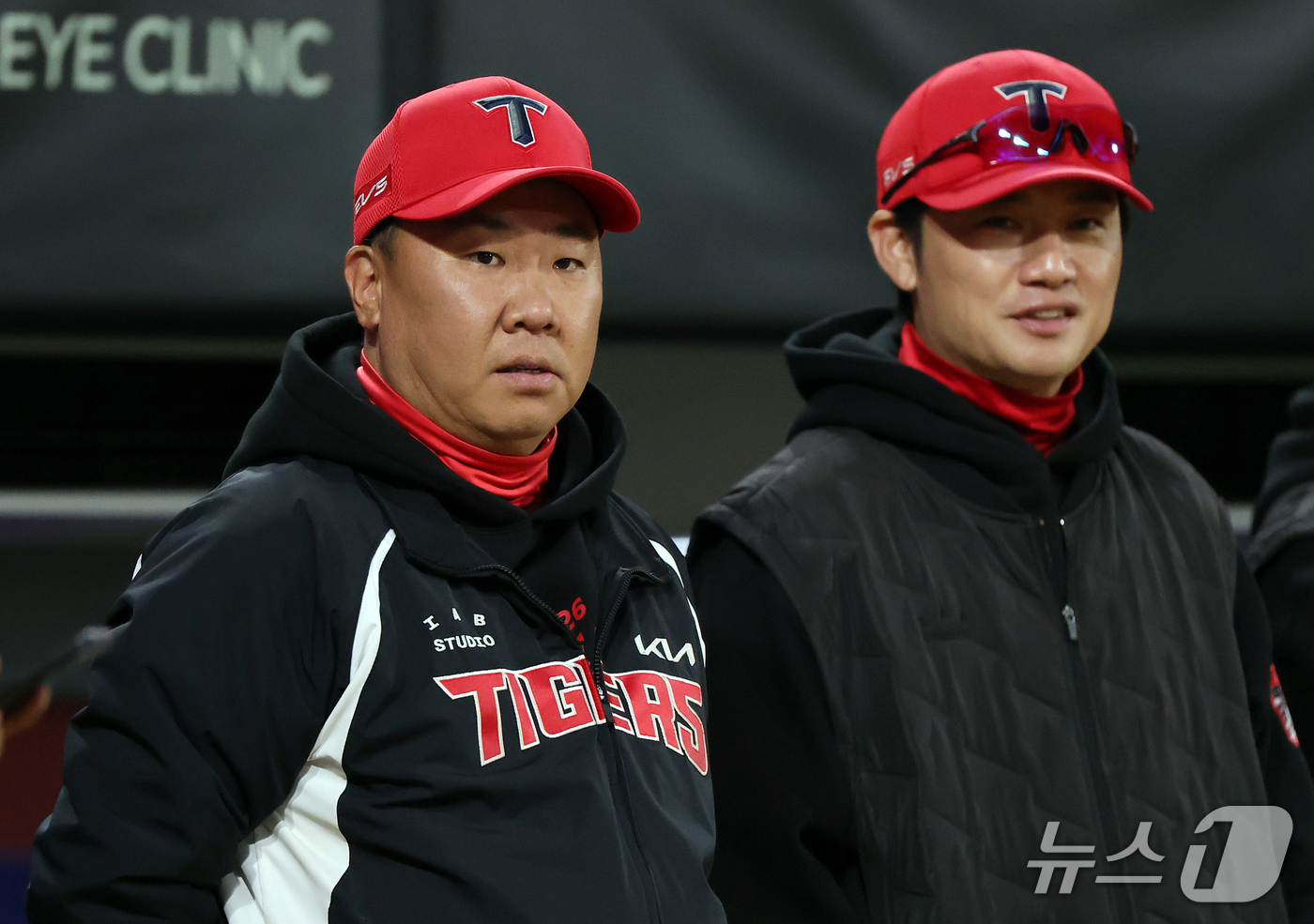 (전남광주=뉴스1) 김진환 기자 = 29일 오후 전남광주 기아챔피언스필드에서 열린 프로야구 2026 신한 SOL KBO 포스트시즌 플레이오프 3차전 삼성 라이온즈와 KIA 타이거즈 …