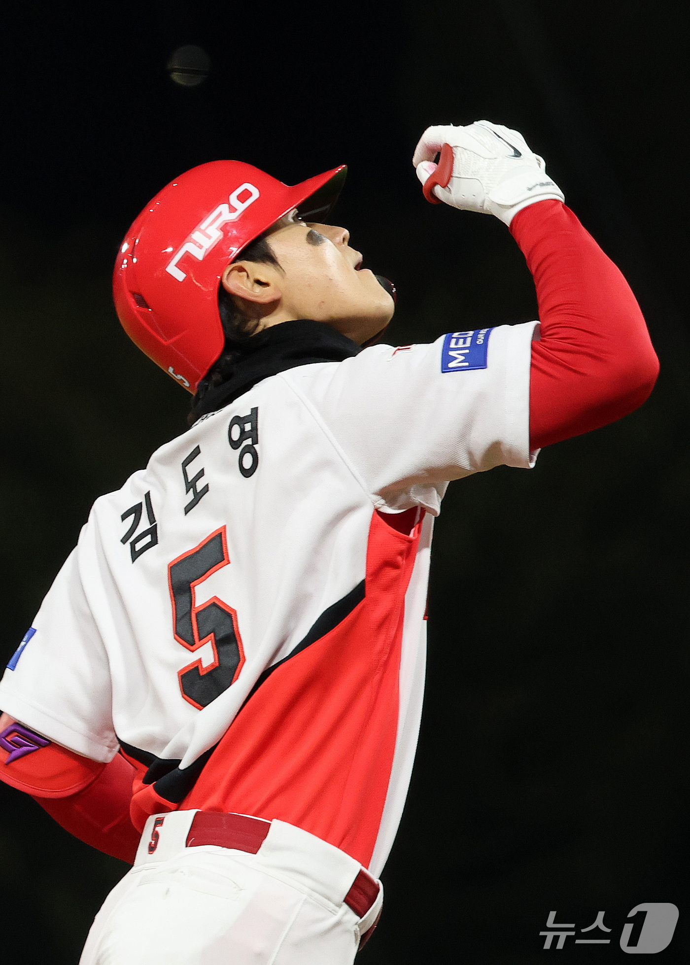 (전남광주=뉴스1) 박지혜 기자 = 29일 전남광주 북구 광주기아챔피언스필드에서 열린 프로야구 2026 신한 SOL KBO 포스트시즌 플레이오프 3차전 삼성 라이온즈와 KIA 타이 …