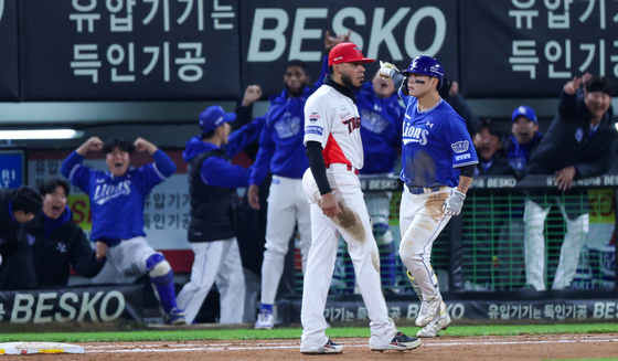 '역전 투런포' 삼성 류지혁