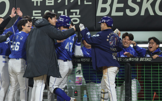 류지혁, 역전 투런포