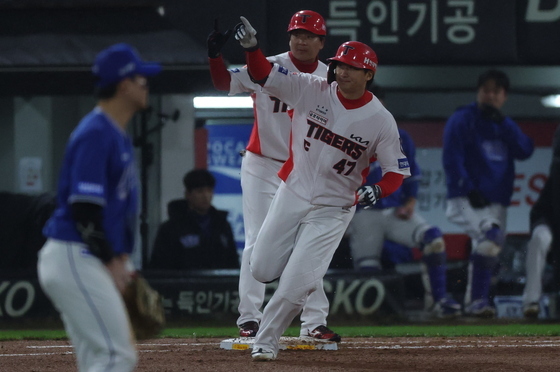 나성범, 6회 동점 홈런