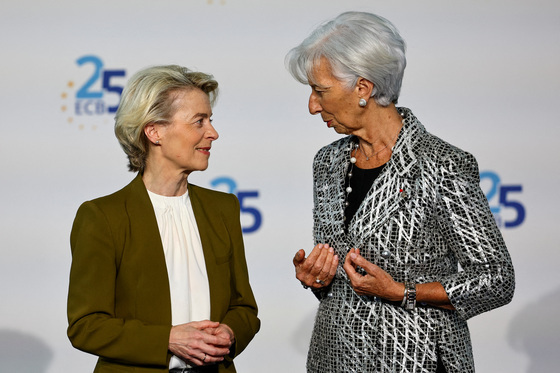 "당신같은 지도자 더 많이 필요"…EU 수장, '조기 퇴임' ECB 총재에 찬사