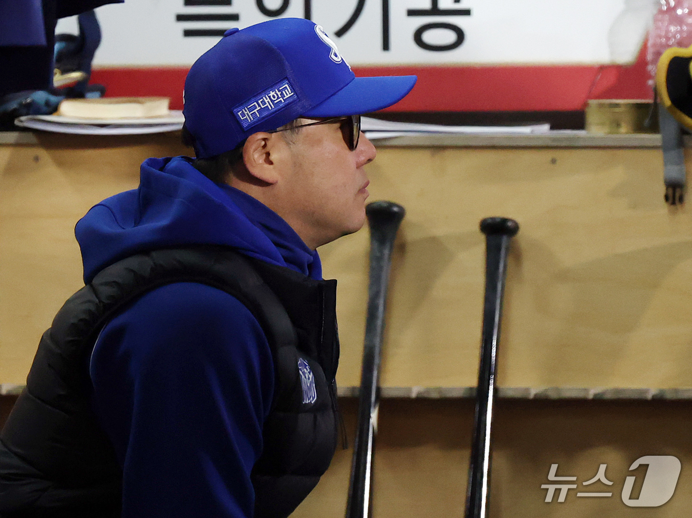 (전남광주=뉴스1) 김진환 기자 = 29일 오후 전남광주 기아챔피언스필드에서 열린 프로야구 2026 신한 SOL KBO 포스트시즌 플레이오프 3차전 삼성 라이온즈와 KIA 타이거즈 …