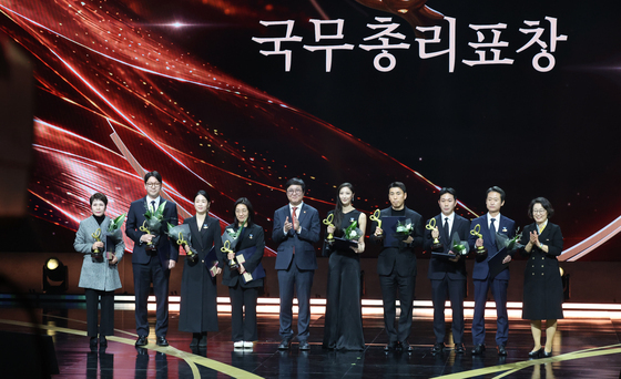 대중문화예술상 국무총리표창 수상자들