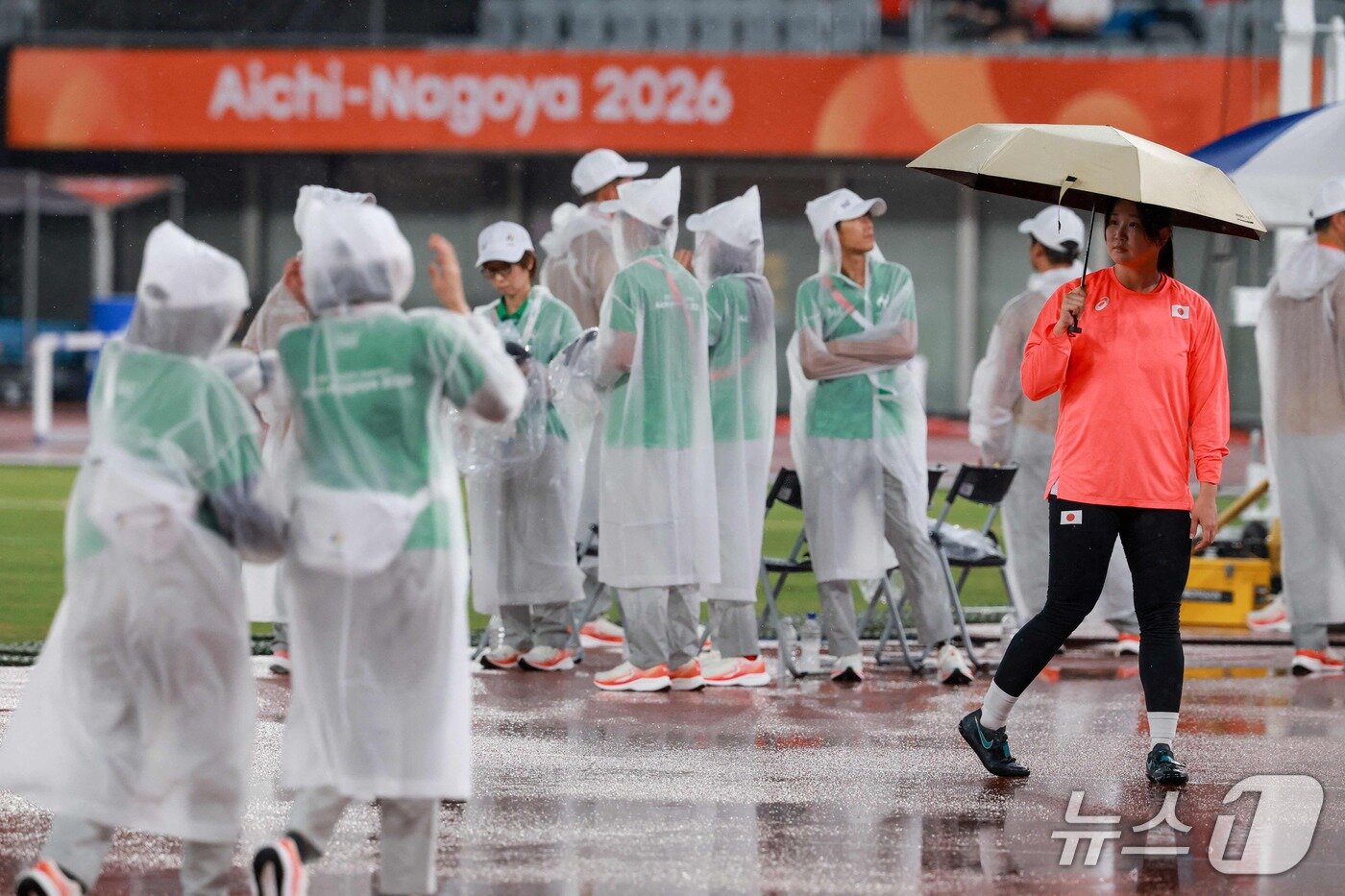 본문 이미지 - 비가 오는 나고야. 비가 정말 자주 온다. ⓒ AFP=뉴스1