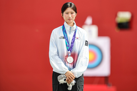 야자 양궁 오예진 '아쉬운 은메달'