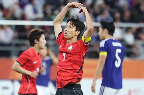 [속보] '한일전 승리' 한국 축구, 아시안게임 사상 첫 4연패