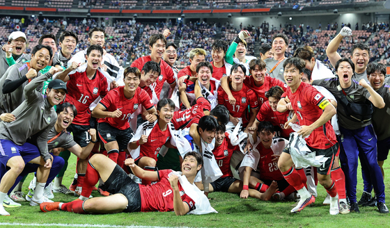 AG축구대표팀, 일본에 1대0 승리로 금메달