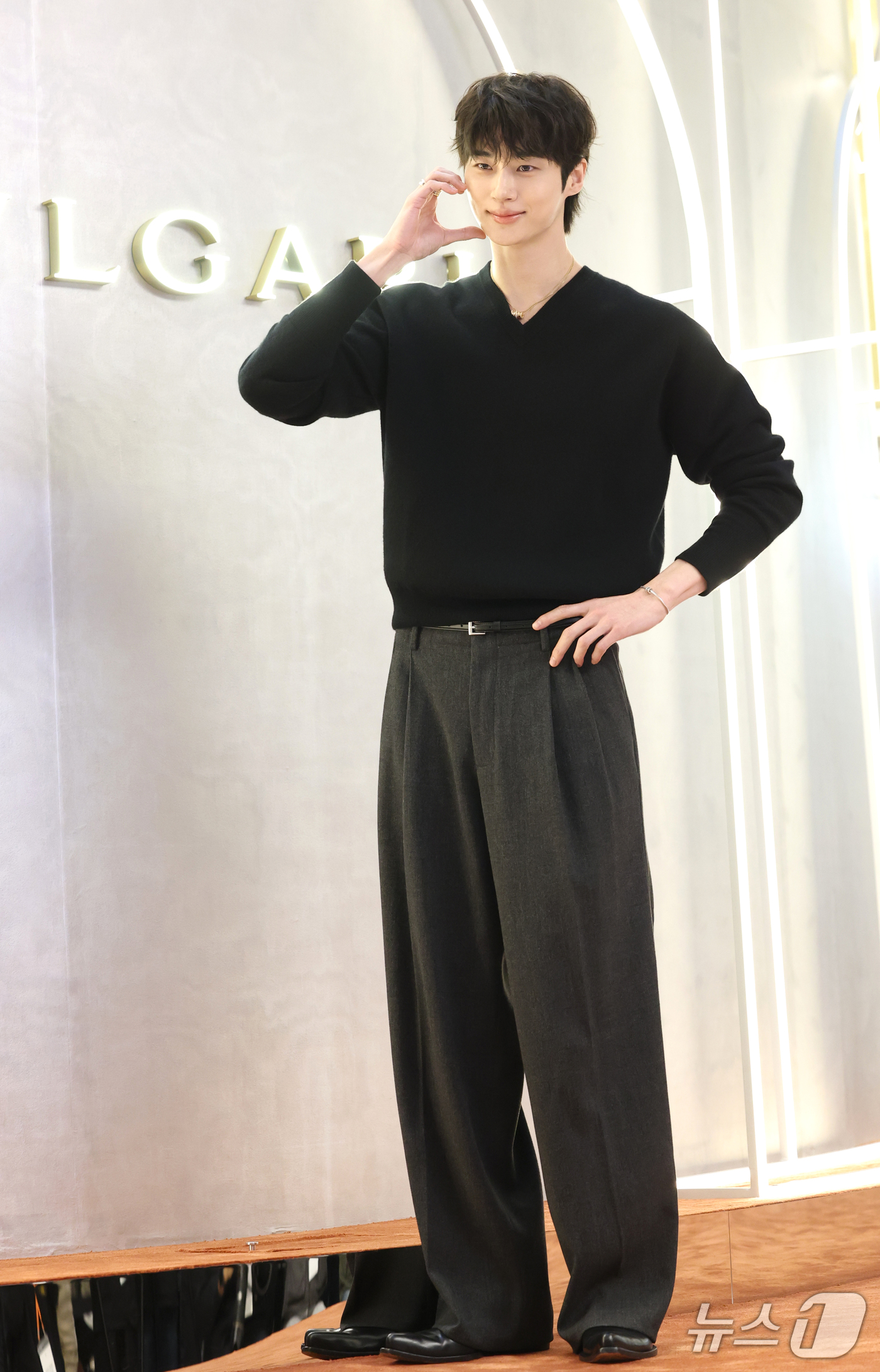 (서울=뉴스1) 권현진 기자 = 배우 변우석이 30일 서울 송파구 롯데백화점 에비뉴엘 월드타워점에서 열린 하이 주얼러 불가리(BVLGARI)의 비제로원 익스피리언스 팝업 행사에 참 …
