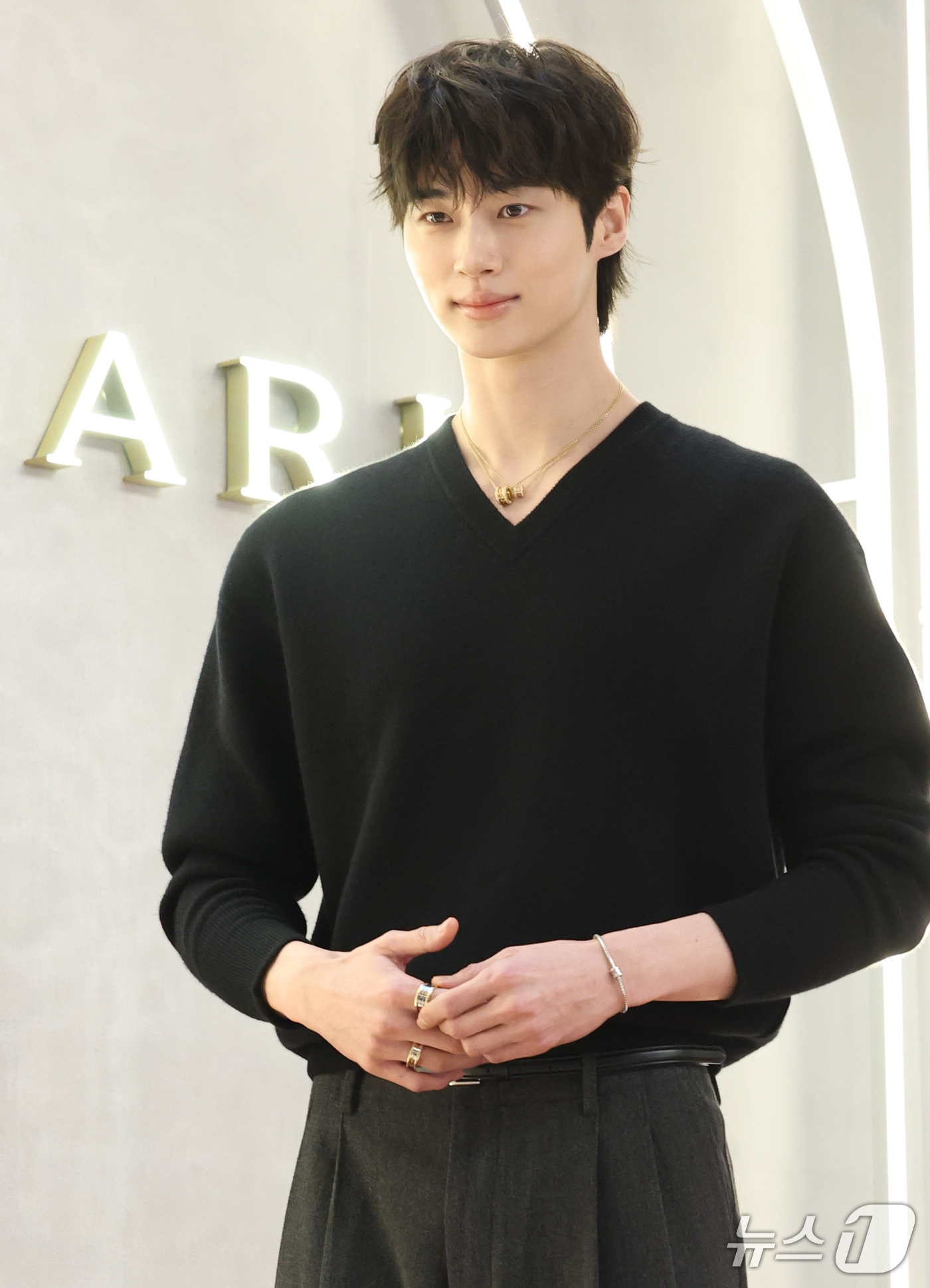 (서울=뉴스1) 권현진 기자 = 배우 변우석이 30일 서울 송파구 롯데백화점 에비뉴엘 월드타워점에서 열린 하이 주얼러 불가리(BVLGARI)의 비제로원 익스피리언스 팝업 행사에 참 …
