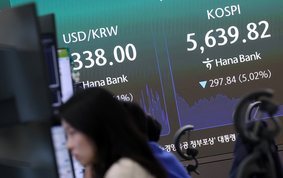 코스피, 미국 AI기술주 급락 여파에 매도 사이드카 발동