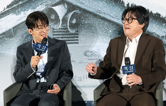 '폭설' 김윤석 "구교환=피터팬"…"선배는 팅커벨" 화답 [N현장]