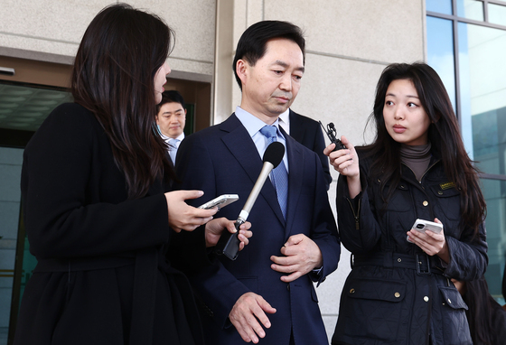 이정현 공소청장 직무대행 예방 마친 김지용 중수청장