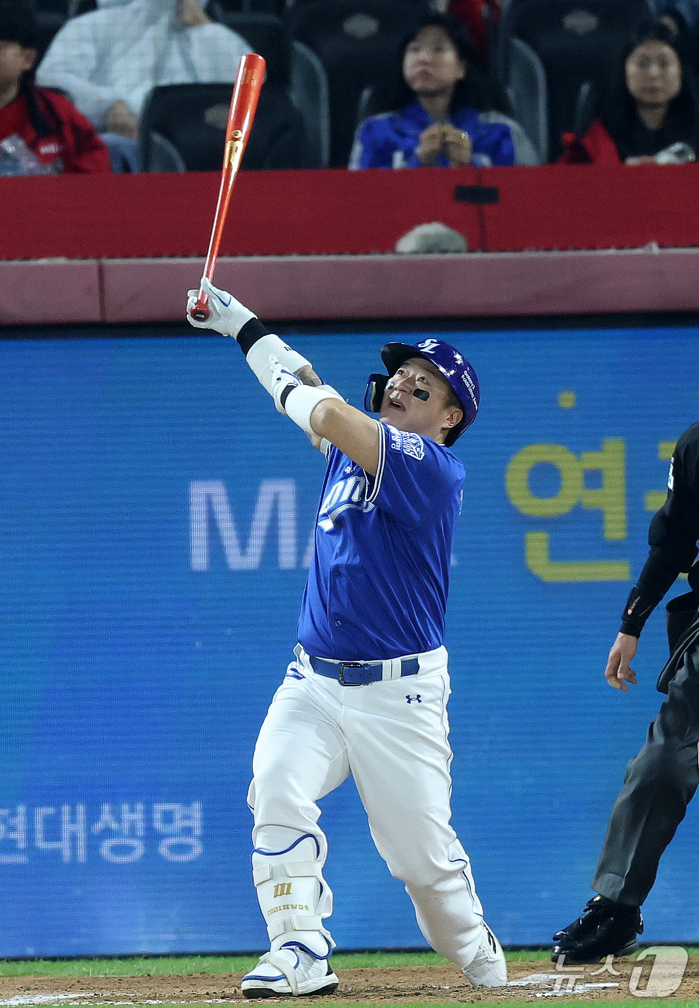 (광주전남=뉴스1) 박지혜 기자 = 30일 오후 전남광주 기아챔피언스필드에서 열린 프로야구 2026 신한 SOL KBO 포스트시즌 플레이오프 4차전 삼성 라이온즈와 KIA 타이거즈 …