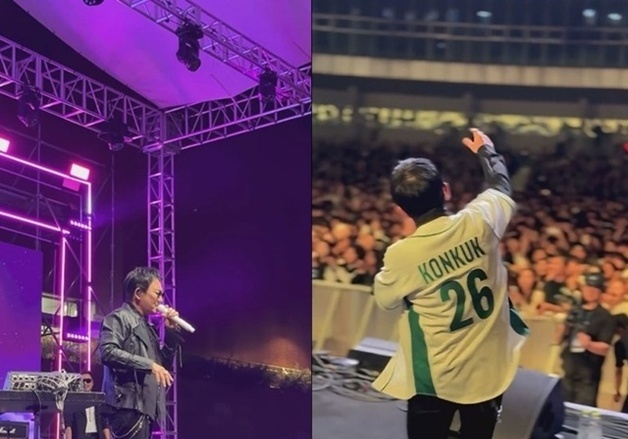 이승철, 데뷔 40년 만에 대학 축제 무대 섰다…명곡 떼창 '장관'