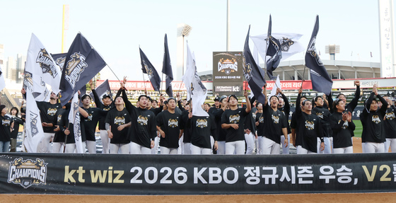 [뉴스1 PICK] KT 프로야구 정규시즌 우승, 한국시리즈 직행