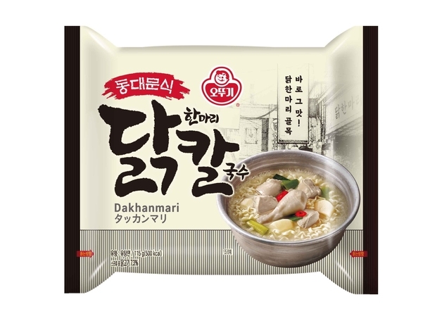 오뚜기 '닭한마리 칼국수' 통했다…서울역 롯데마트 봉지라면 1위