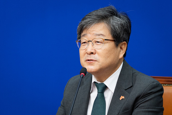 인사말하는 송치용 신임 사회민주당 대표