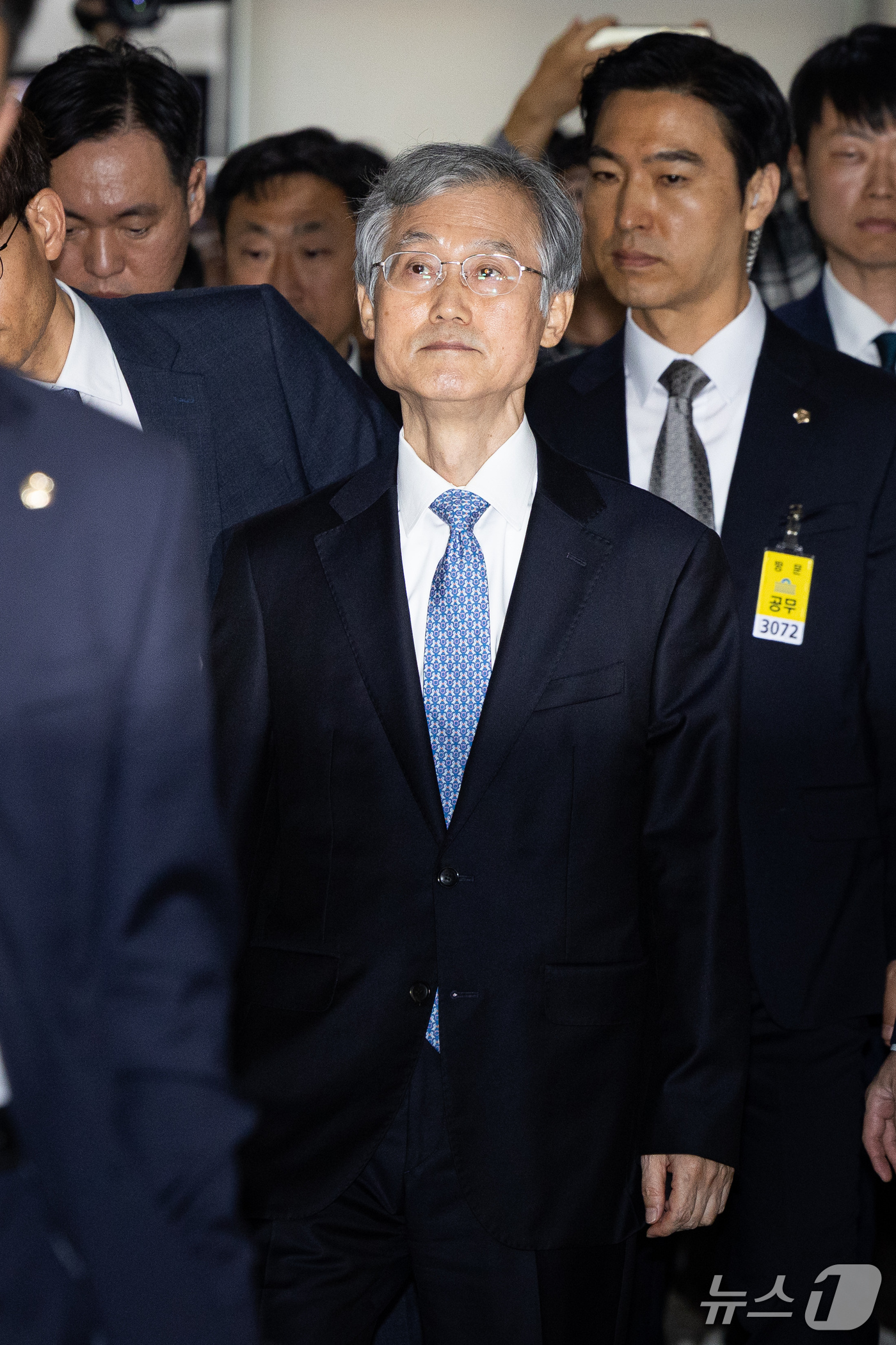 (서울=뉴스1) 유승관 기자 = 조희대 대법원장이 6일 서울 여의도 국회에서 열린 법제사법위원회의 대법원 등에 대한 국정감사에 출석하고 있다. 2026.10.6/뉴스1