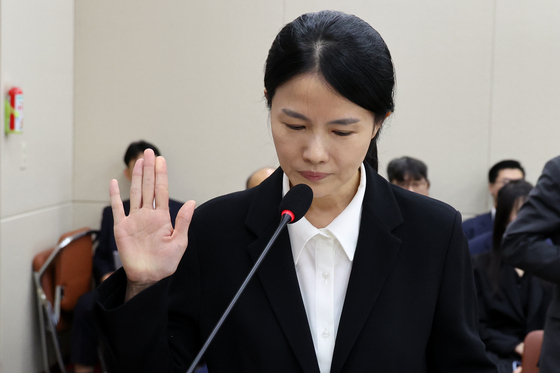 [국감] 최주희 티빙대표, 국감 선서
