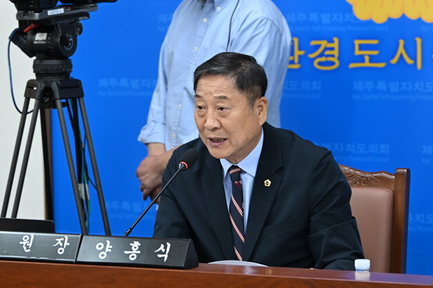 "'제주 제2공항 찬성 집회 참석' 양홍식, 환경도시위원장 사퇴하라"