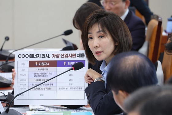 [국감] 하동근 난방공사 사장 관련 질의하는 나경원